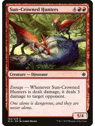 Sun-Crowned Hunters (foil) | Español | NM | XLN