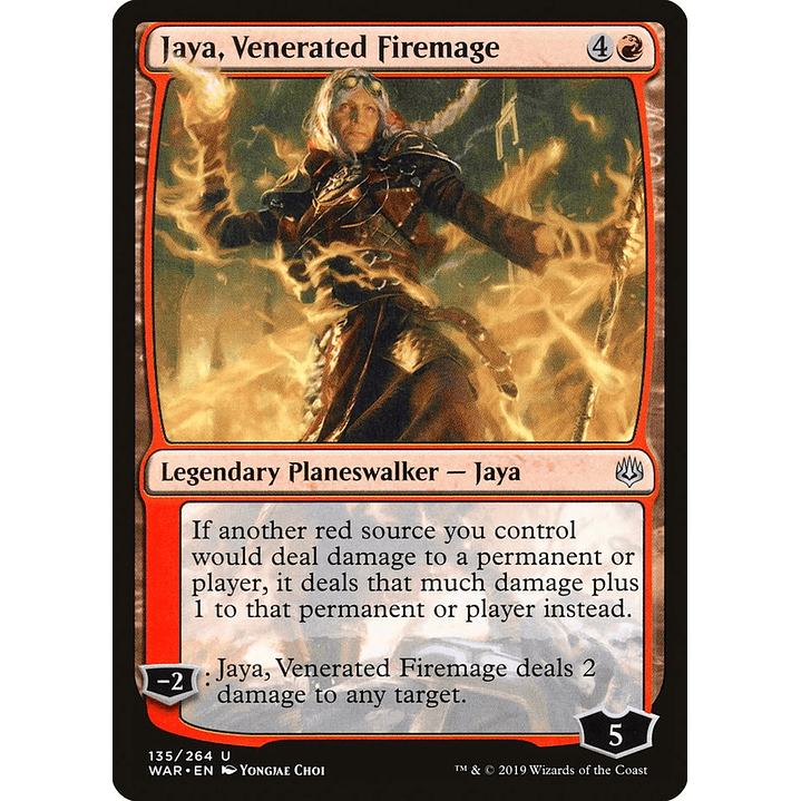 Jaya, Venerated Firemage | Japonés | NM | WAR 1