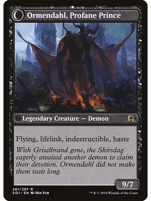 Westvale Abbey // Ormendahl, Profane Prince | Inglés | NM | SOI