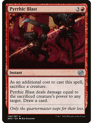 Pyrrhic Blast (foil) | Inglés | NM | BRO