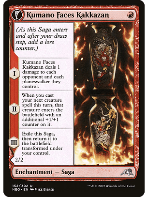 Kumano Faces Kakkazan // Etching of Kumano | Español | NM | NEO