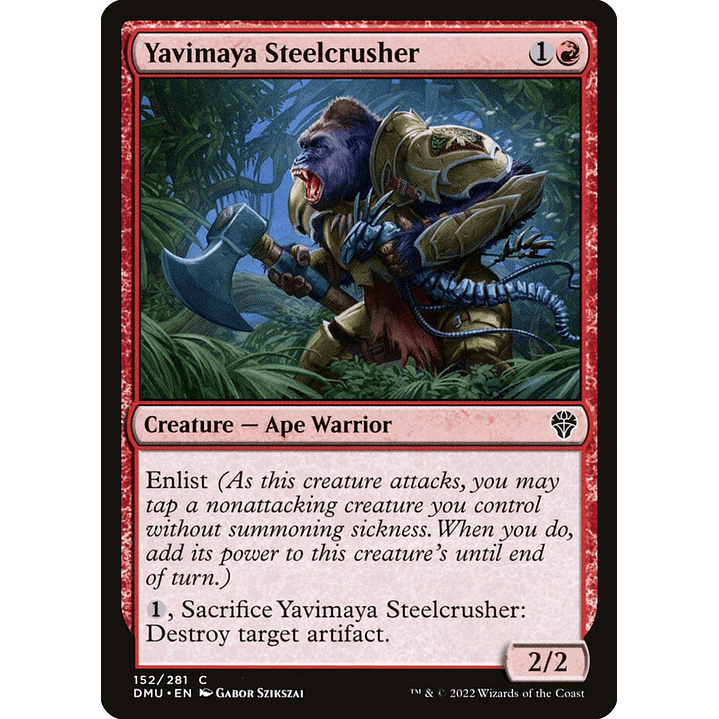 Yavimaya Steelcrusher | Español | NM | DMU 1