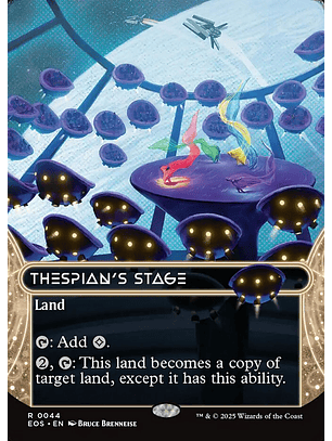 Thespian's Stage (Borderless) | Inglés | NM | EOS