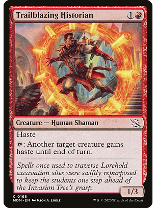 Trailblazing Historian (foil) | Español | NM | MOM