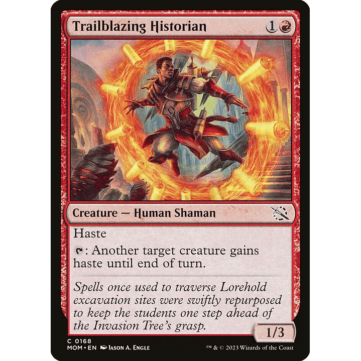 Trailblazing Historian (foil) | Español | NM | MOM 1