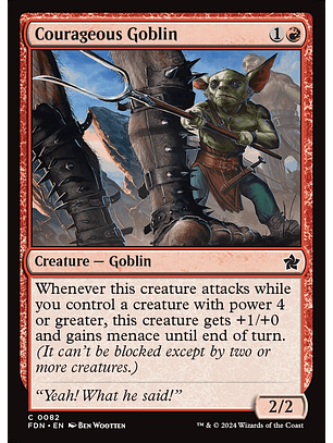 Courageous Goblin | Español | NM | FDN