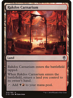 Rakdos Carnarium | Inglés | NM | C16