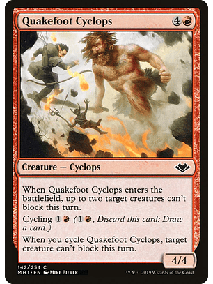 Quakefoot Cyclops | Español | NM | MH1