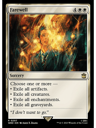 Farewell | Inglés | NM | WHO