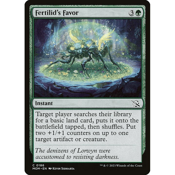 Fertilid's Favor (foil) | Inglés | NM | MOM 1