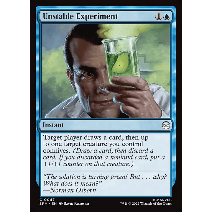 Unstable Experiment | Inglés | NM | SPM 1