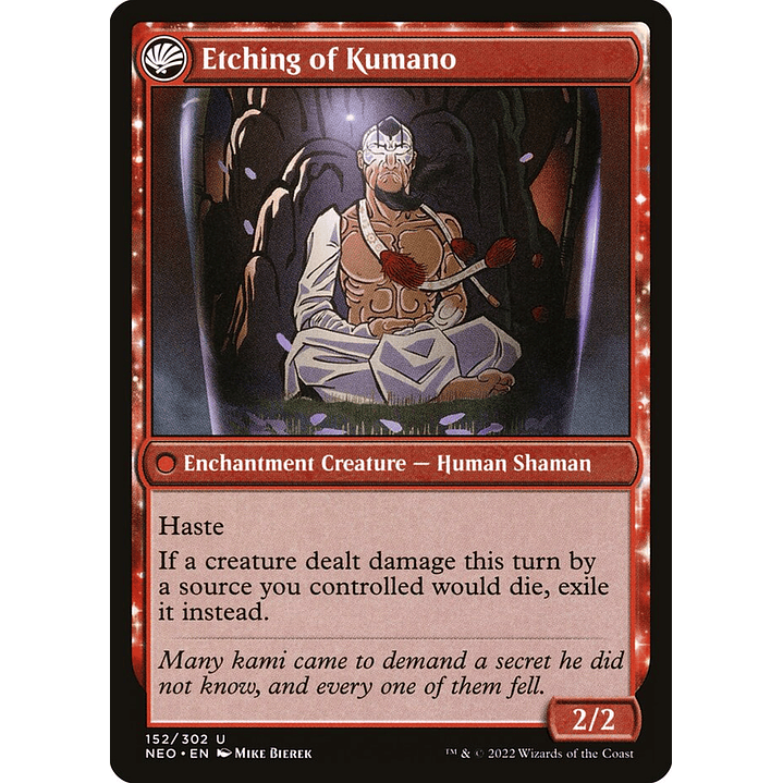 Kumano Faces Kakkazan // Etching of Kumano | Inglés | NM | NEO 2