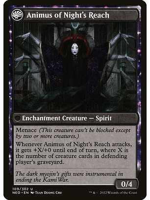 The Long Reach of Night // Animus of Night's Reach | Japonés | NM | NEO