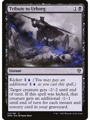 Tribute to Urborg (foil) | Español | NM | DMU