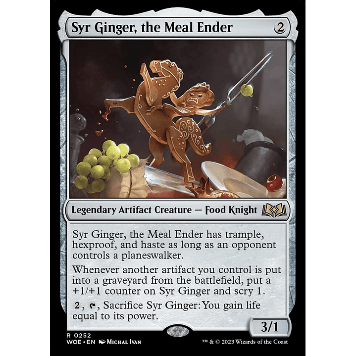 Syr Ginger, the Meal Ender (foil) | Inglés | NM | WOE 1