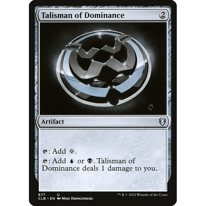 Talisman of Dominance | Inglés | NM | CLB 1