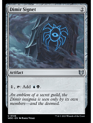 Dimir Signet | Inglés | NM | WOC
