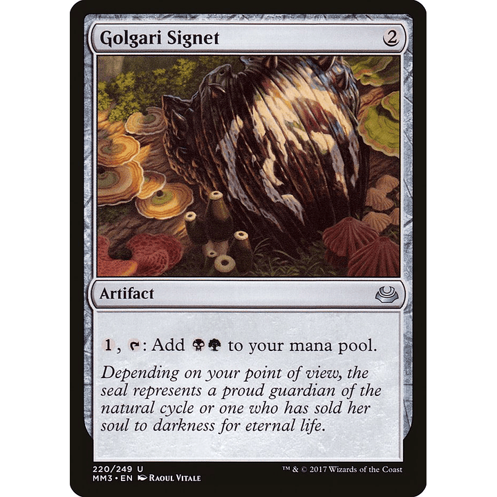 Golgari Signet | Inglés | NM | MM3 1