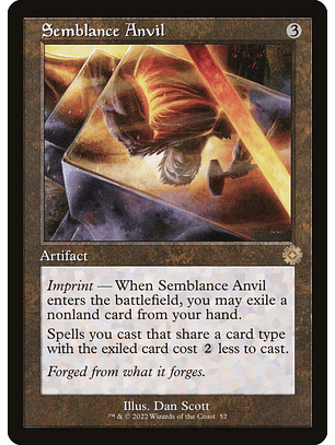 Semblance Anvil (Retro Frame) | Español | NM | BRR