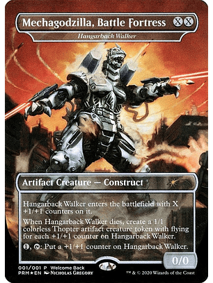 Hangarback Walker (Borderless foil) | Español | NM | PLG20