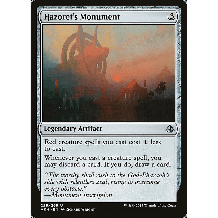 Hazoret's Monument | Español | NM | AKH 1