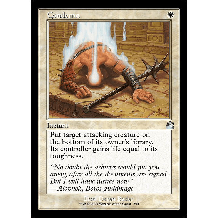 Condemn (Retro Frame) | Inglés | NM | RVR 1