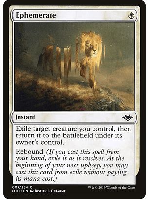 Ephemerate | Inglés | NM | MH1