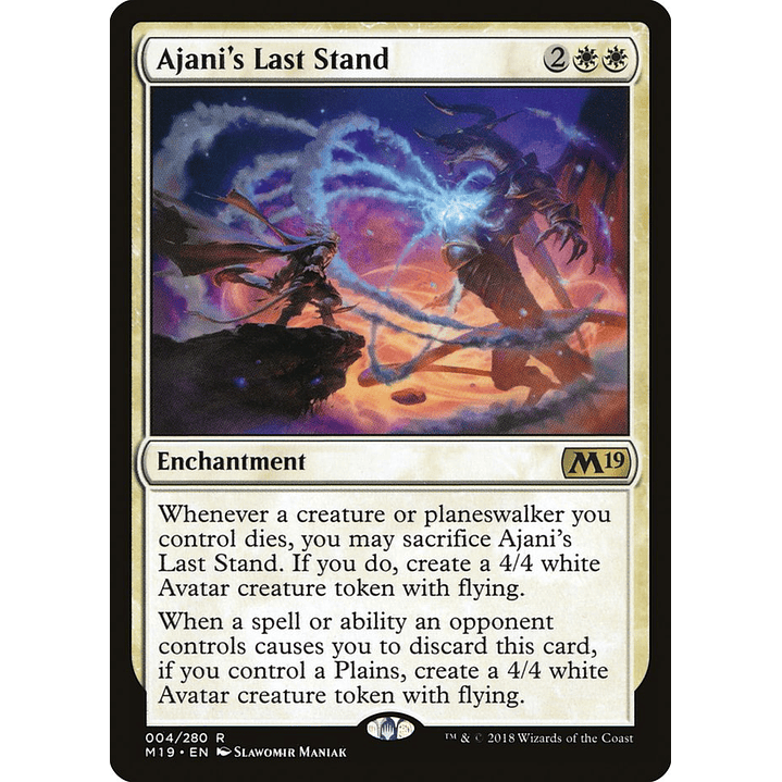 Ajani's Last Stand | Inglés | NM | M19 1