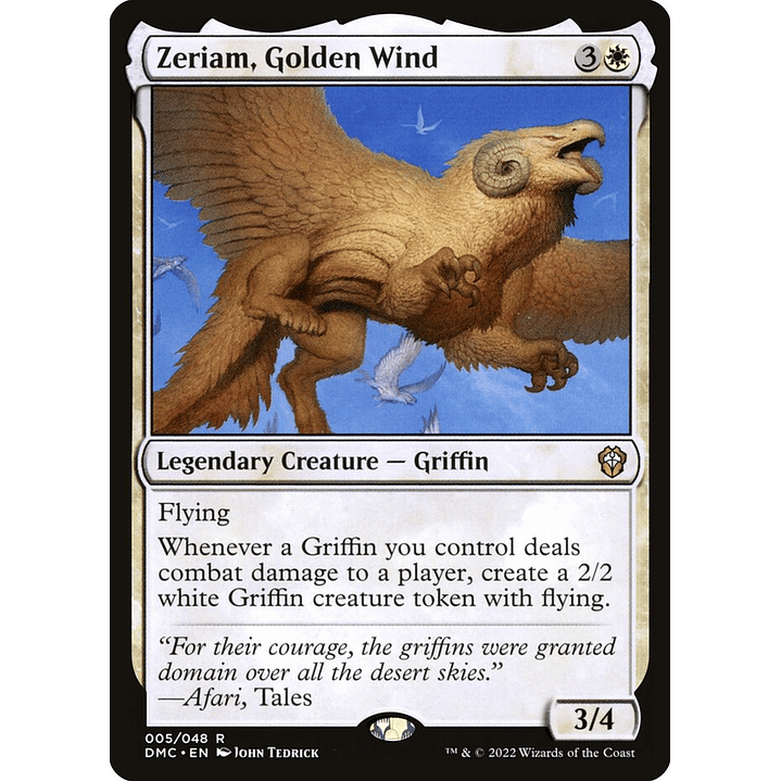 Zeriam, Golden Wind | Español | NM | DMC 1