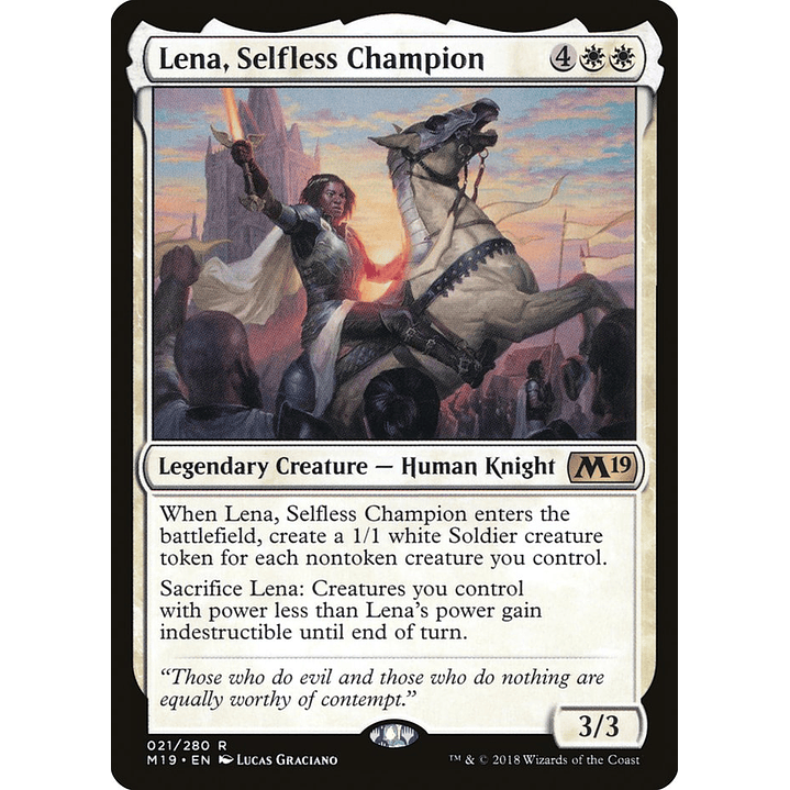 Lena, Selfless Champion | Español | NM | M19 1