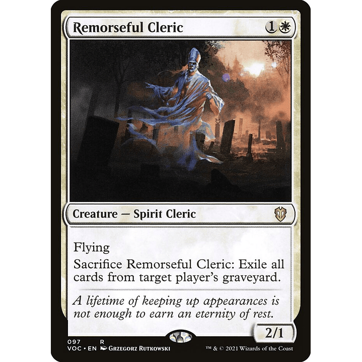 Remorseful Cleric | Español | NM | VOC 1
