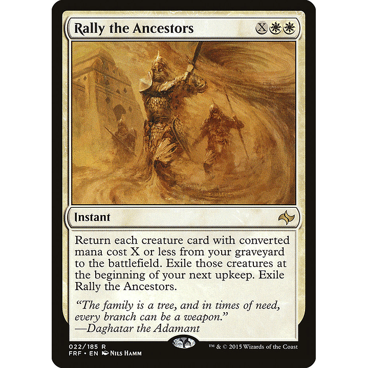 Rally the Ancestors | Español | NM | FRF 1