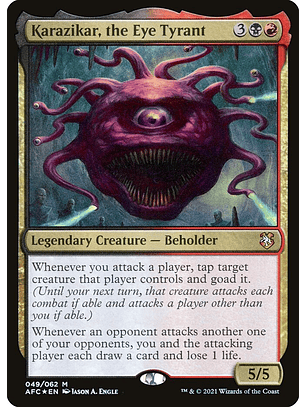 Karazikar, the Eye Tyrant (foil) | Inglés | NM | AFC