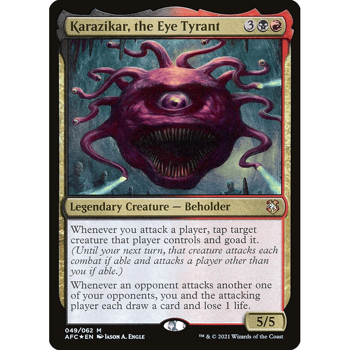 Karazikar, the Eye Tyrant (foil) | Inglés | NM | AFC 1