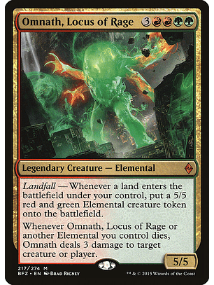 Omnath, Locus of Rage | Inglés | NM | BFZ