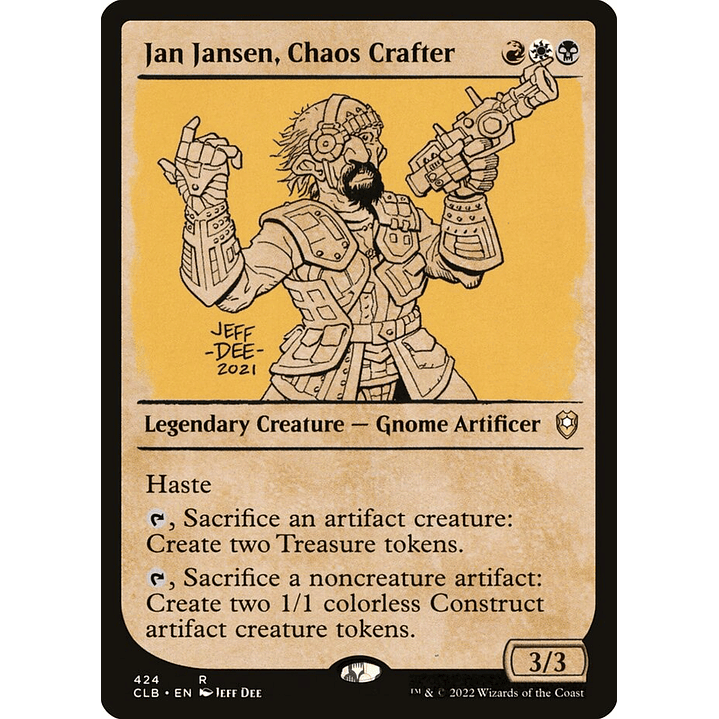 Jan Jansen, Chaos Crafter (Showcase) | Inglés | NM | CLB 1