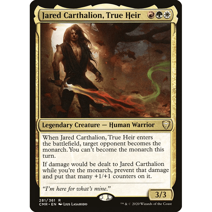 Jared Carthalion, True Heir | Inglés | NM | CMR 1