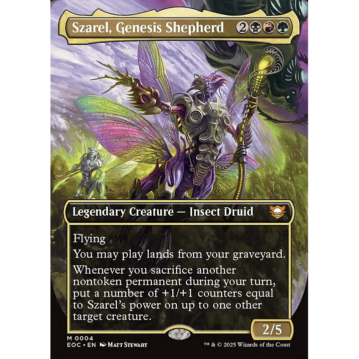 Szarel, Genesis Shepherd (Borderless foil) | Inglés | NM | EOC 1