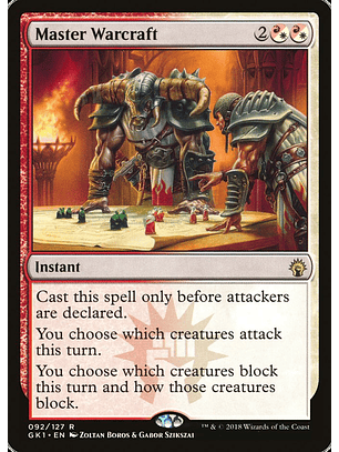 Master Warcraft | Inglés | NM | GK1