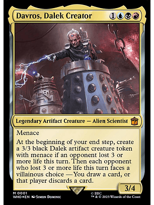 Davros, Dalek Creator (foil) | Inglés | NM | WHO