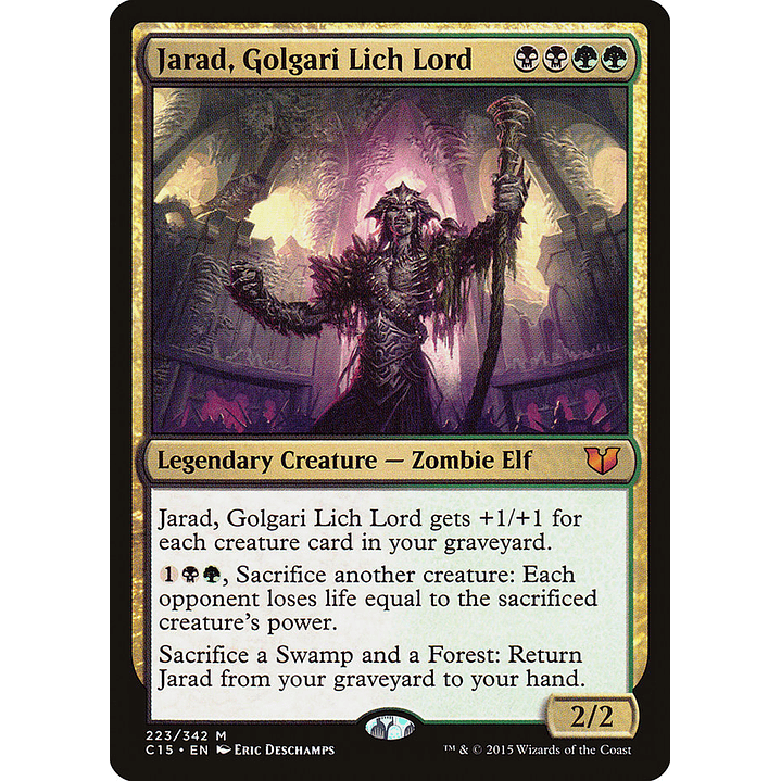 Jarad, Golgari Lich Lord | Inglés | NM | C15 1
