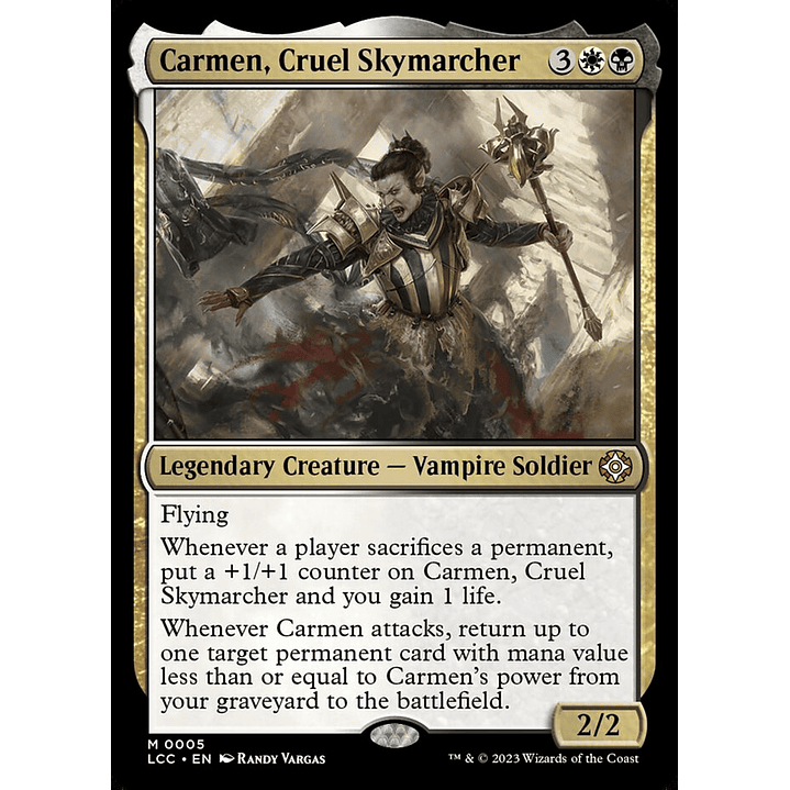 Carmen, Cruel Skymarcher (foil) | Inglés | NM | LCC 1
