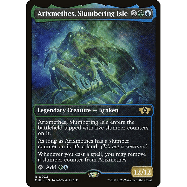 Arixmethes, Slumbering Isle (Showcase) | Inglés | NM | MUL 1