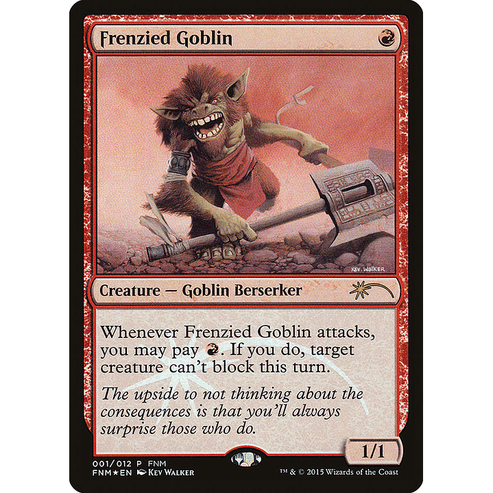 Frenzied Goblin (foil) | Español | NM | F15 1