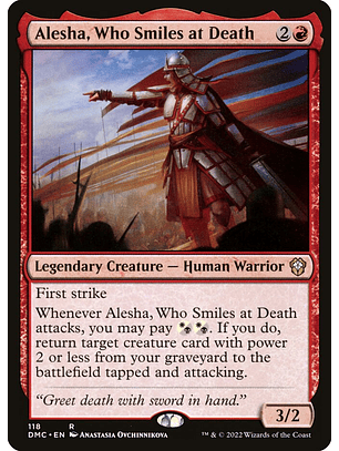 Alesha, Who Smiles at Death | Español | NM | DMC