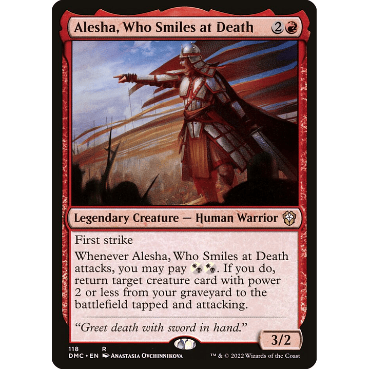 Alesha, Who Smiles at Death | Español | NM | DMC 1