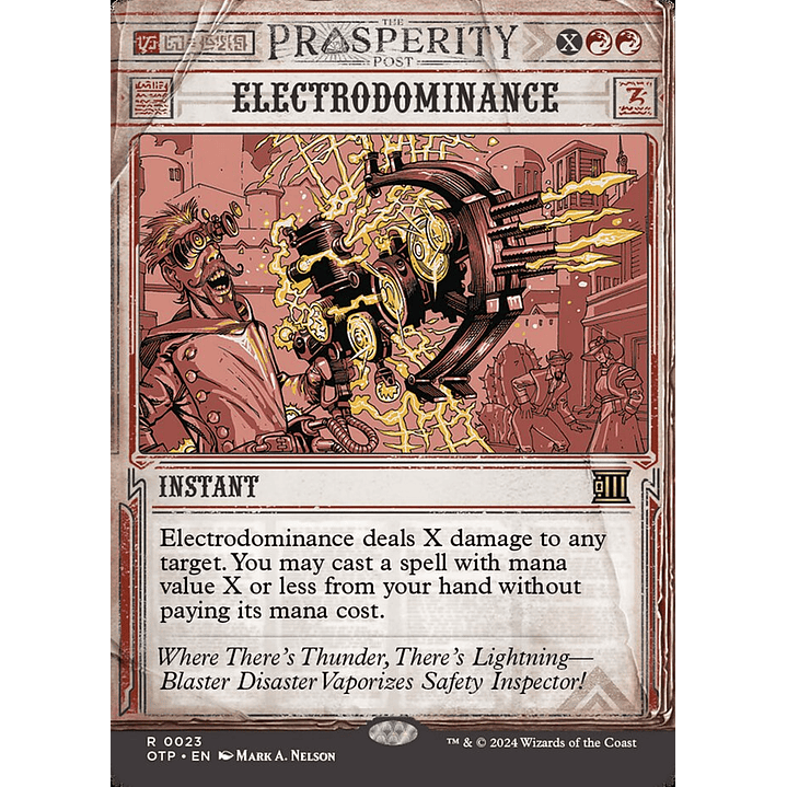 Electrodominance (Showcase) | Español | NM | OTP 1