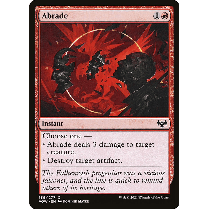 Abrade | Español | NM | VOW 1