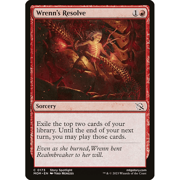 Wrenn's Resolve | Español | NM | MOM 1