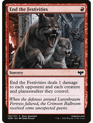 End the Festivities | Inglés | NM | VOW